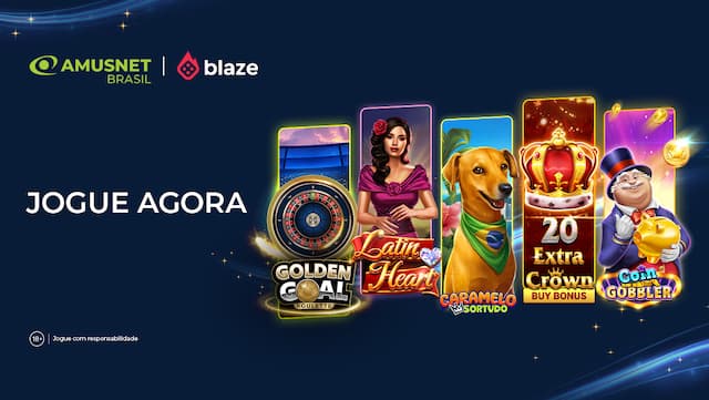 Amusnet Brasil anuncia estreia de seu portfólio na Blaze